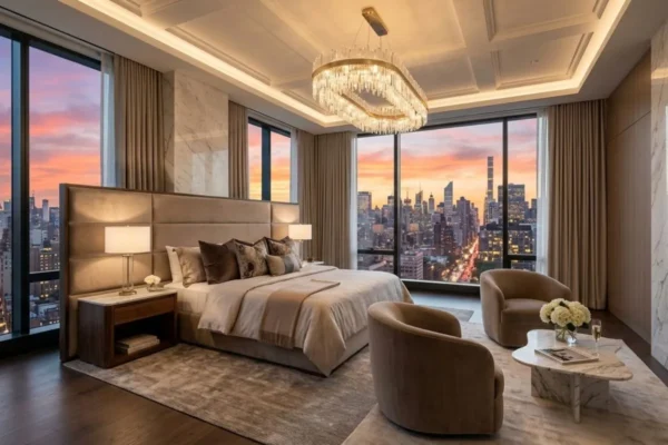 Luxury master bedroom design