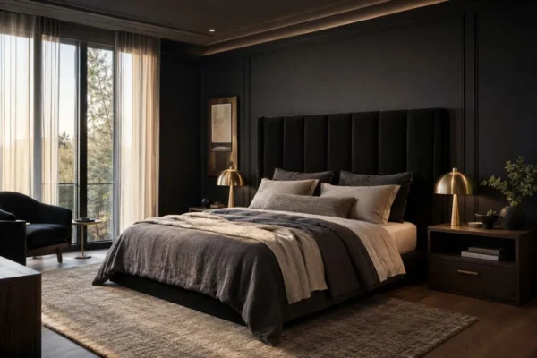 black bedroom ideas